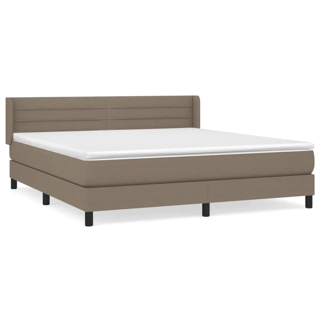 Giroletto a Molle con Materasso Tortora 160x200 cm in Tessutocod mxl 74360