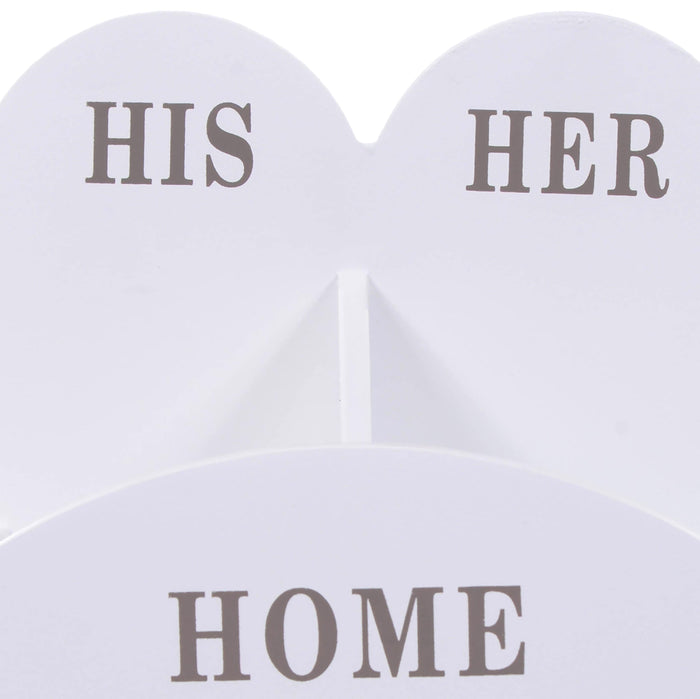 Set 2 Porta Oggetti Lui Lei 20 H 16 cm