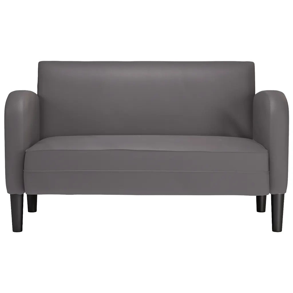Divano Divanetto Grigio 110 cm in Similpelle 4100538