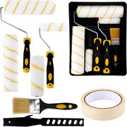 Set di pennelli per pareti, 4 pennelli a rulli di 23/10 cm, set di pennelli per pareti - Attrezzature per la pittura, fai da te, pittura