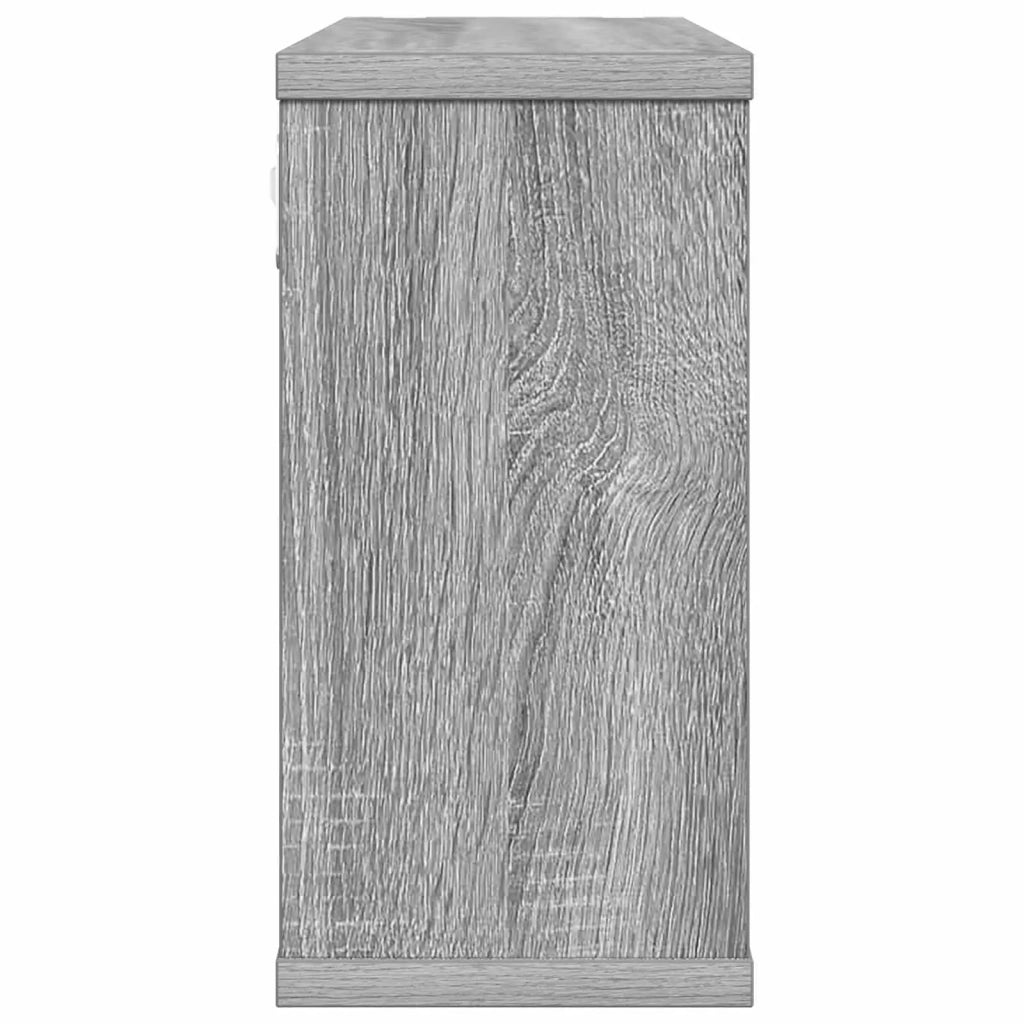 Scaffali flottanti Sonoma grigio 80 x 15 x 30 cm 8012326