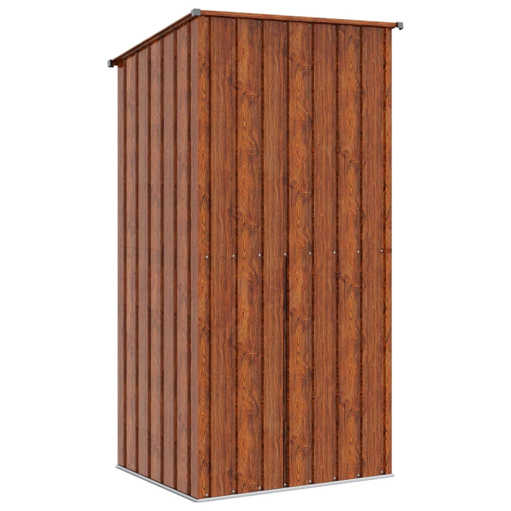 Casette da giardino Marrone 103 x 86 x 200 cm Metallo 42011296