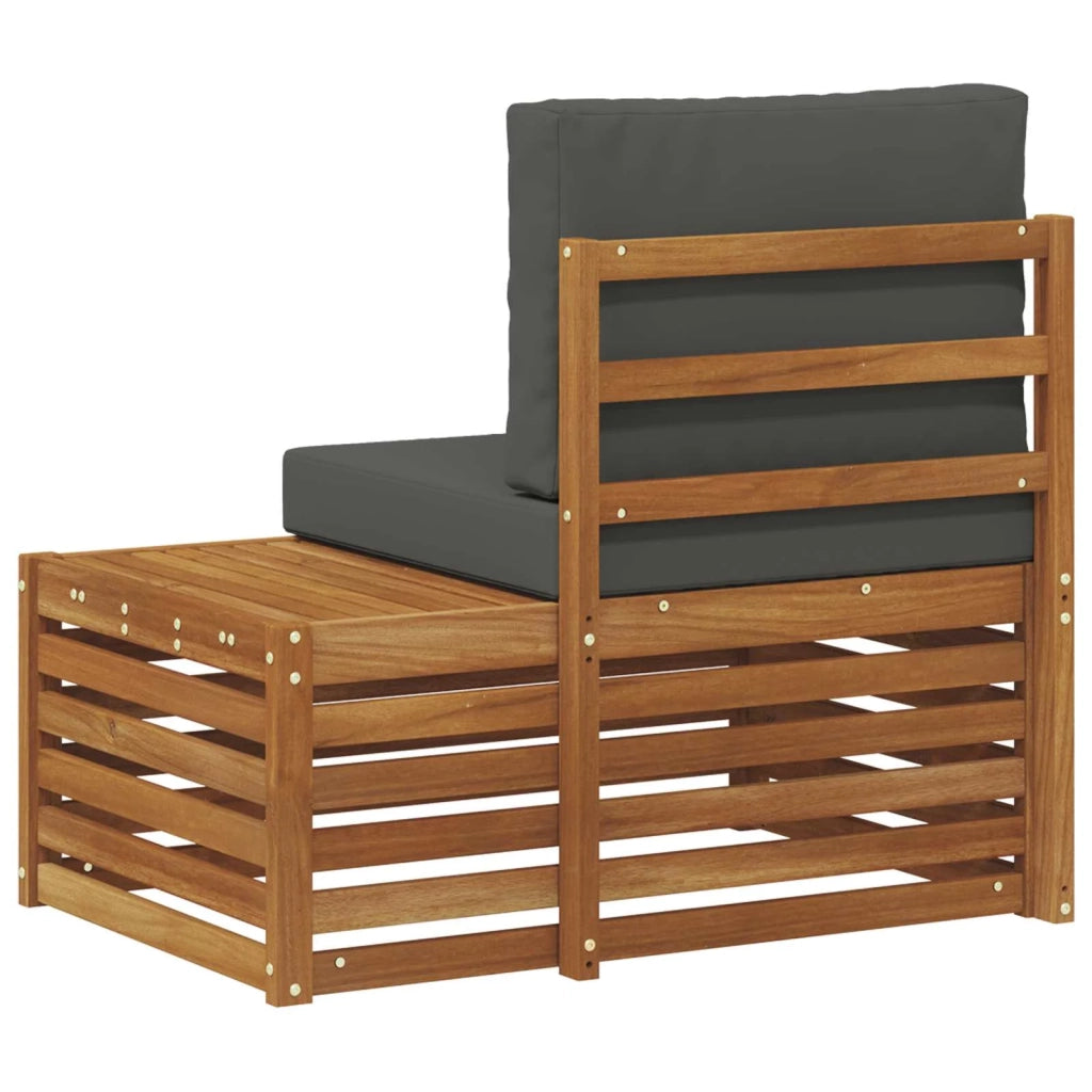 Divano da Giardino-Divano Esterno Finale con cuscino Naturale 91 x 63 x 73 cm 408984