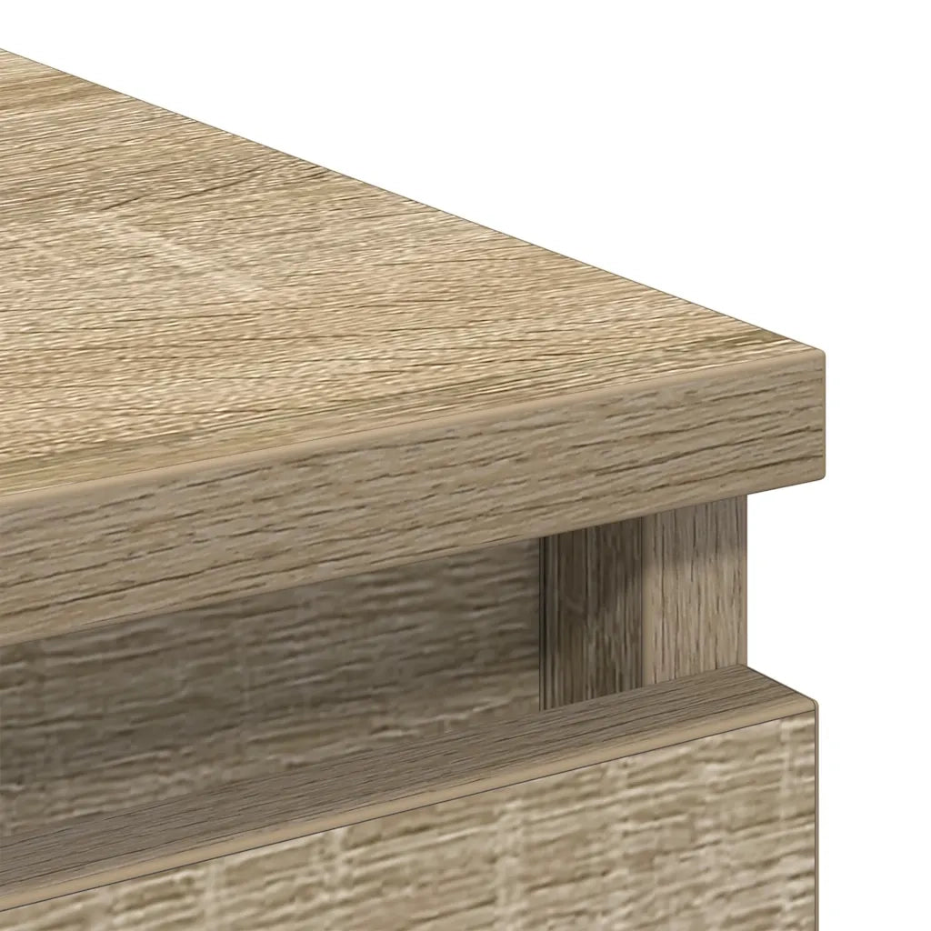 Credenza Rovere Sonoma 80x35x76 cm in Legno Multistrato 861735