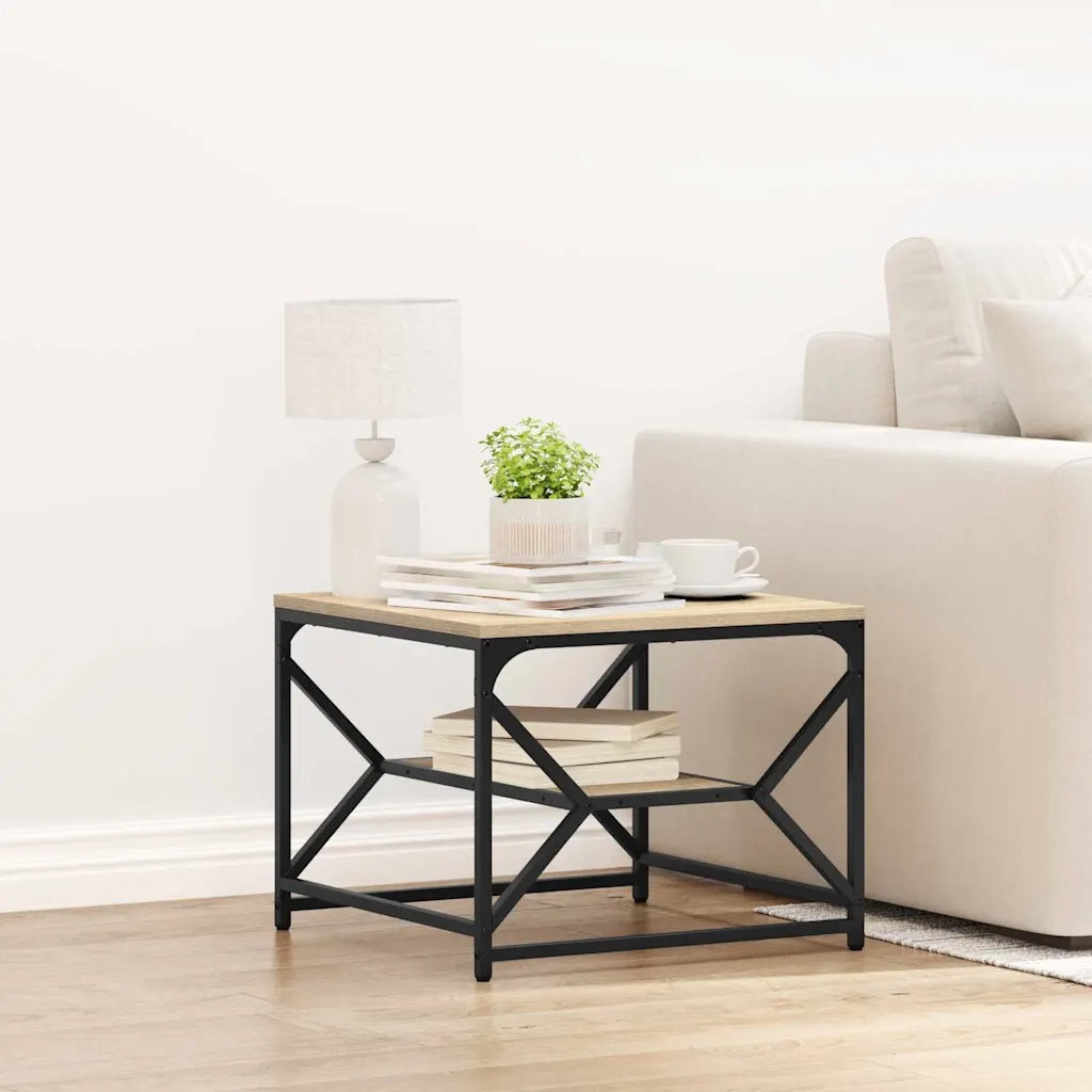 Tavolino da salotto Rovere Sonoma 51 x 50 x 40 cm 868226