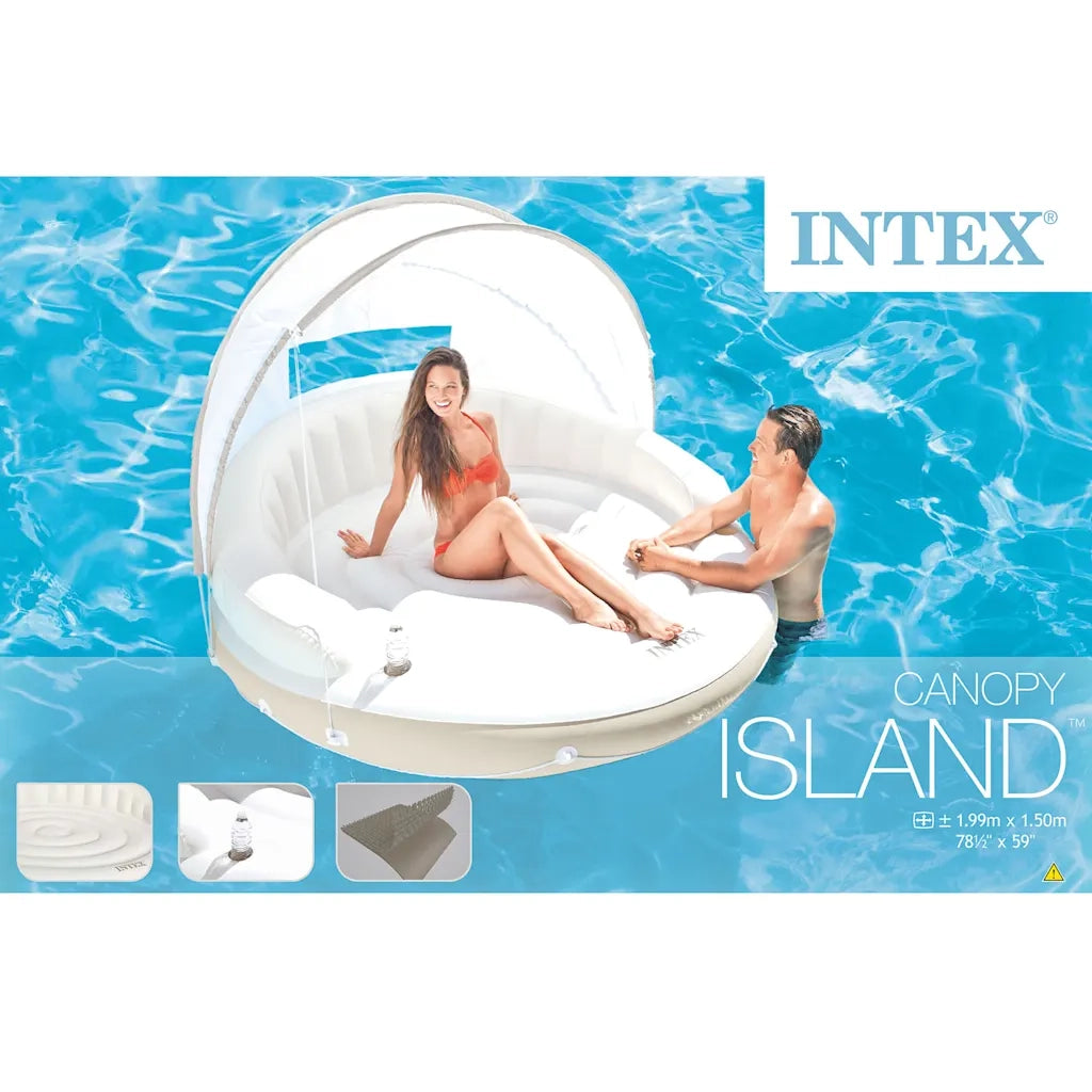INTEX Lettino Galleggiante con Baldacchino 199x150 cm 58292 EU 3202960