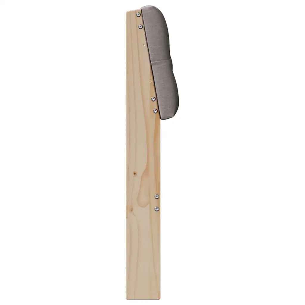 Testiera imbottita Talpa 135 cm Pino massello 879182