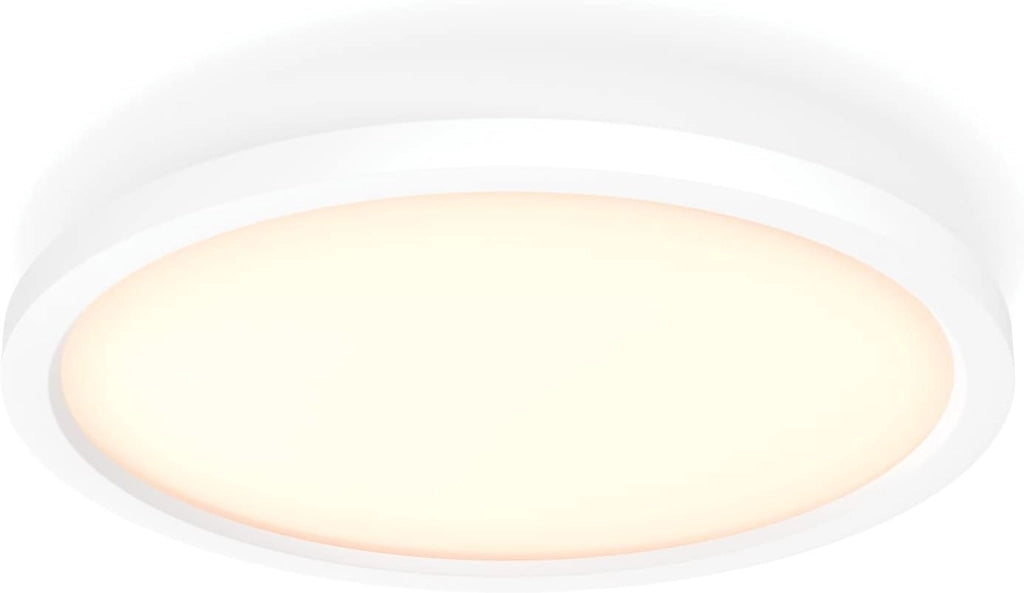 Philips Hue Aurelle White Ambiance Smart Lighting, Pannello Rotondo 24.5W, 39.5cm, Bianco, Compatibile Bluetooth, Controllo Vocale con Alexa, Google Assistant e Apple Homekit, vecchia generazione