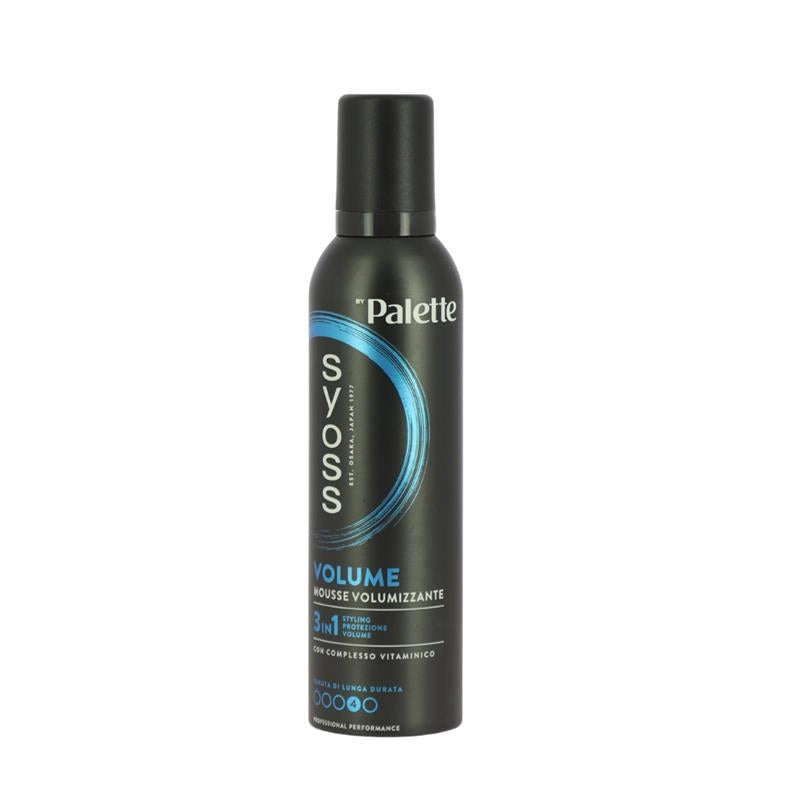 PALETTE SYOSS MOUSSE VOLUMIZZANTE 250 ML VOLUME 4 CON COMPLESSO VITAMINICO - LUNGA DURATA