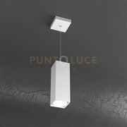 PLATE SOSPENSIONE TUBO H.25 1 LUCE BIANCO 1129-S25-BI