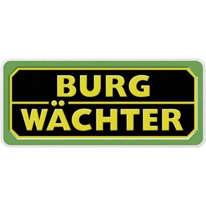 Burg -wchter GTS 513 S Burg -Wchter Chiave di diapositiva - Larghezza della porta su 95 cm - Peso della porta fino a 60 kg