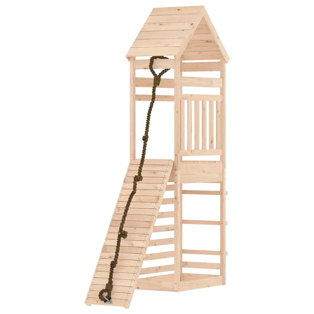Casetta con Arrampicata in Legno Massello di Pino 3156919