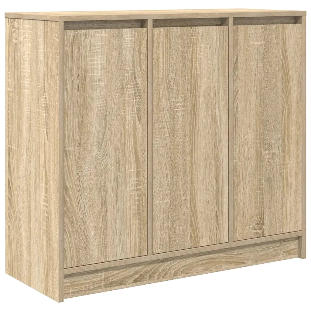Credenza Rovere Sonoma 85x34x76 cm in Legno Multistrato 861627