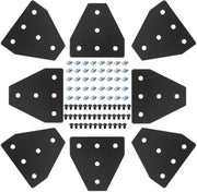 Connettori a T per 4040 serie - 8 pezzi
Pannelli a T per 4040 serie - 40 pezzi
Viti M8 - 40 pezzi
Viti a 6 guglie M8 x 16 mm - 40 pezzi
Materiali: lega di alluminio
Compatibile con profili 4040 serie
Connettori per profili di alluminio