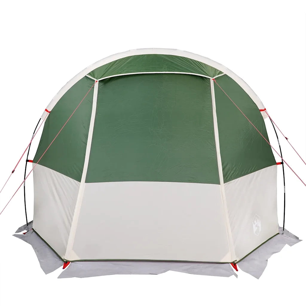 Tenda da Campeggio a Tunnel per 4 Persone-Tenda per Escursionismo Verde Impermeabile 653831