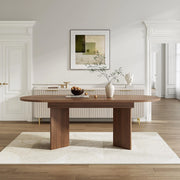Tavolo allungabile per 6-8 persone - Xylo - 140/180x90 cm - Noce - Bordo arrotondato, piano spesso