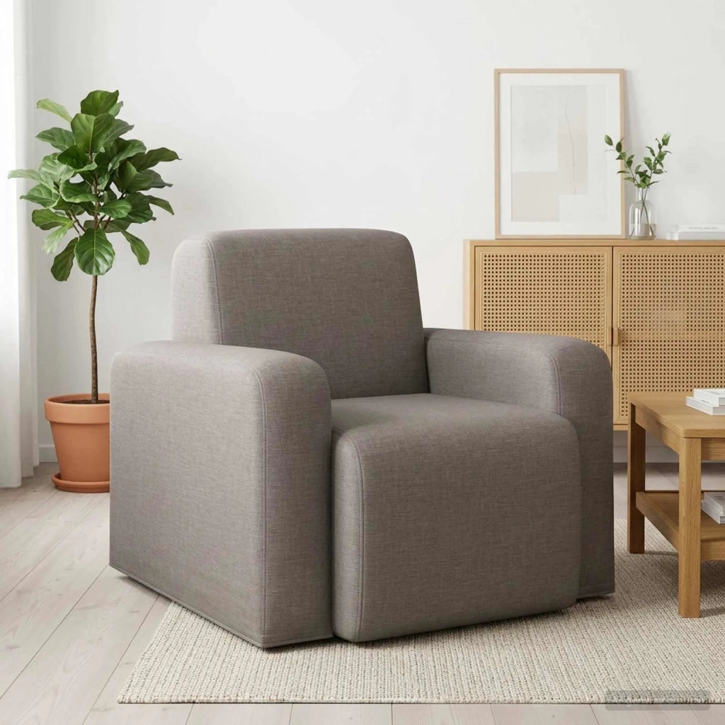 Divano Sedia-Poltrona Tortora Tessuto 135555
