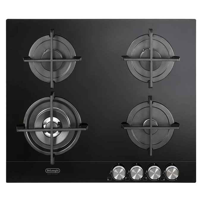 De’Longhi NSL 460 N piano cottura Nero Da incasso 60 cm Gas 4 Fornello(i)