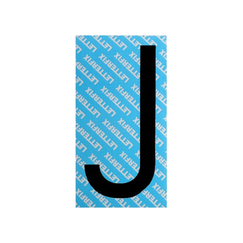 Lettera Adesiva Nera Serie T80 J Letterfix