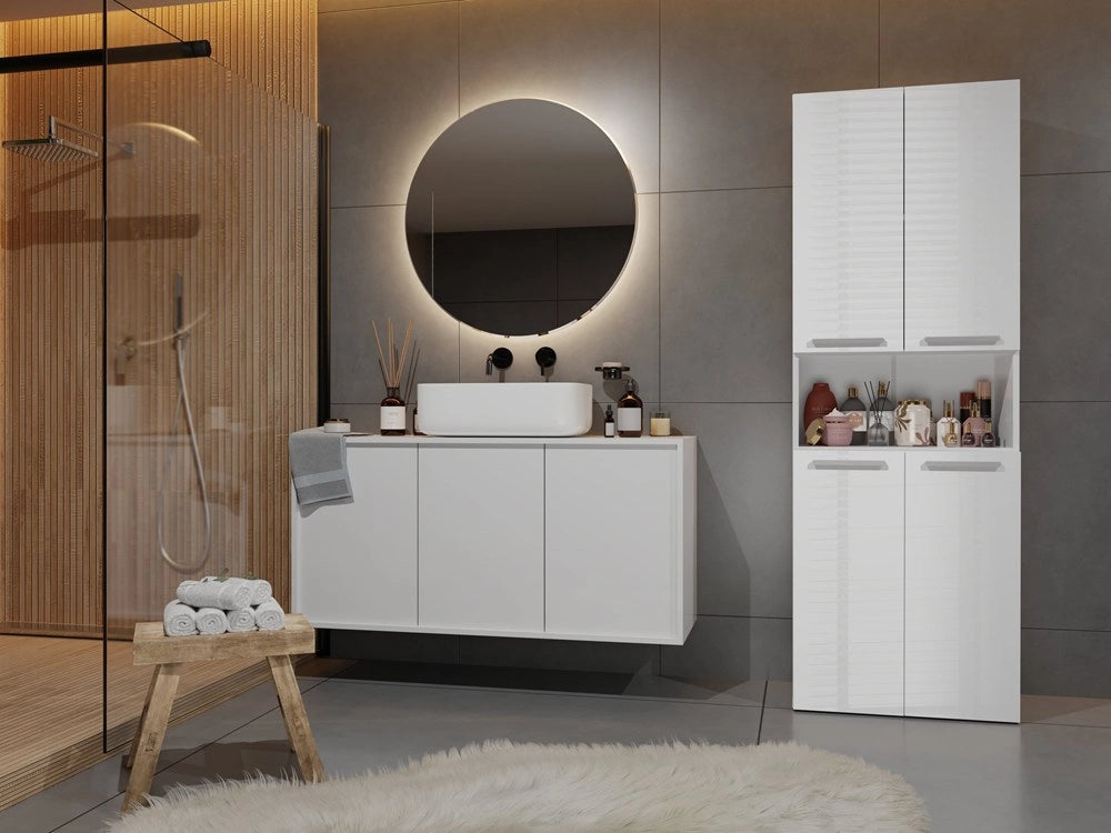 Colonna bagno NEL 1k/DK bianco lucido