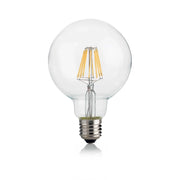 10 Lampadine Led Globo D95 E27 8 Watt 3000 K 860 Lm Cri 90 Trasparente