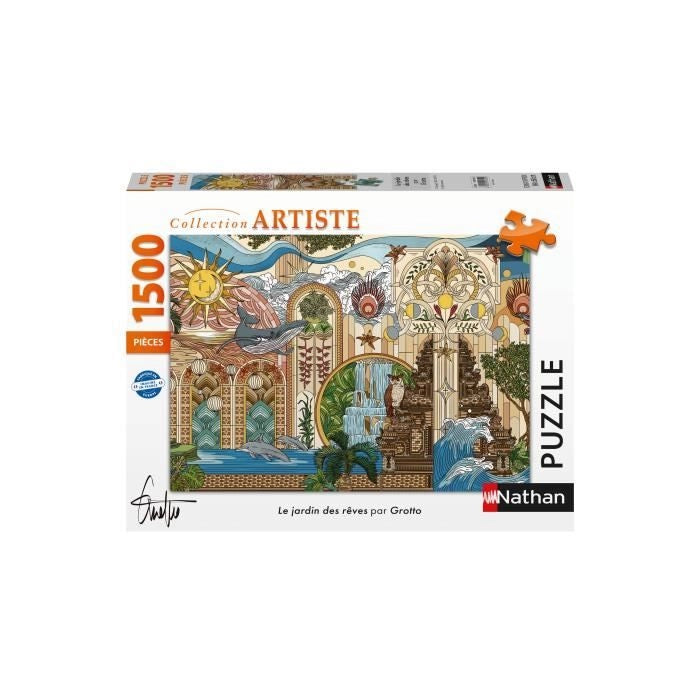 Puzzle da 1500 pezzi Il giardino dei sogni, da 14 anni, Puzzle di qualità Premium, Collezione Artist, 12001612, Nathan