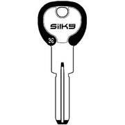 Chiave Punzonata Agb AGB5DZ Silky Silca Ottone Nichelato 5 Pezzi