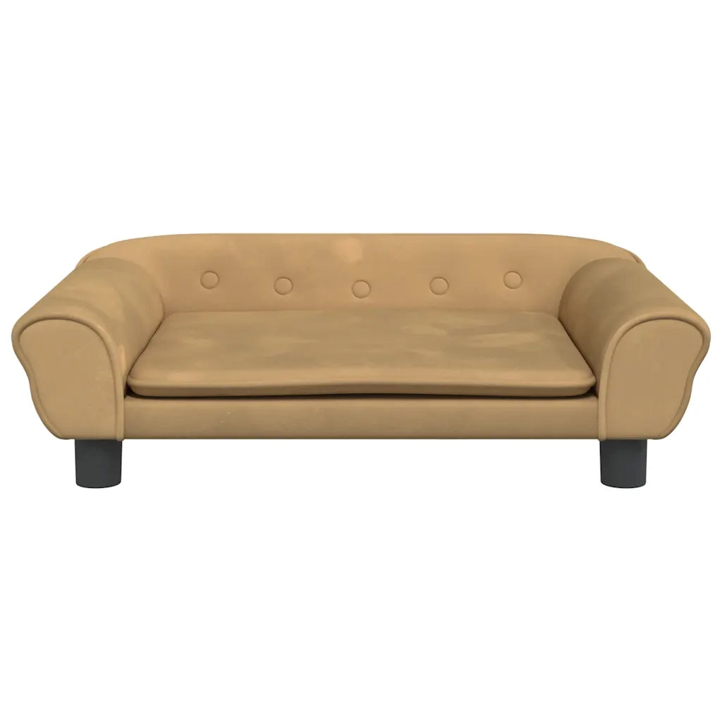 Divano per Bambini Marrone 70x45x26 cm in Velluto 3196405