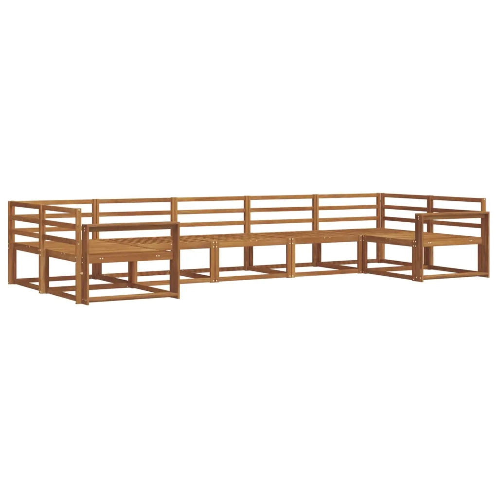 Set di divani da esterno 7 pcs Naturale 3368107