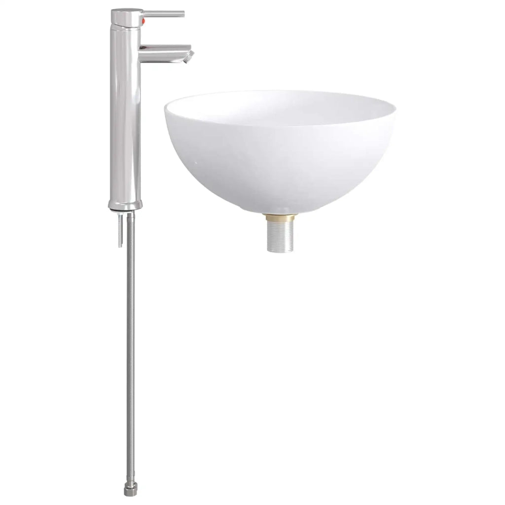 Lavabo da bagno Cromato 35,5 x 35,5 x 14,5 cm Metallo 890244