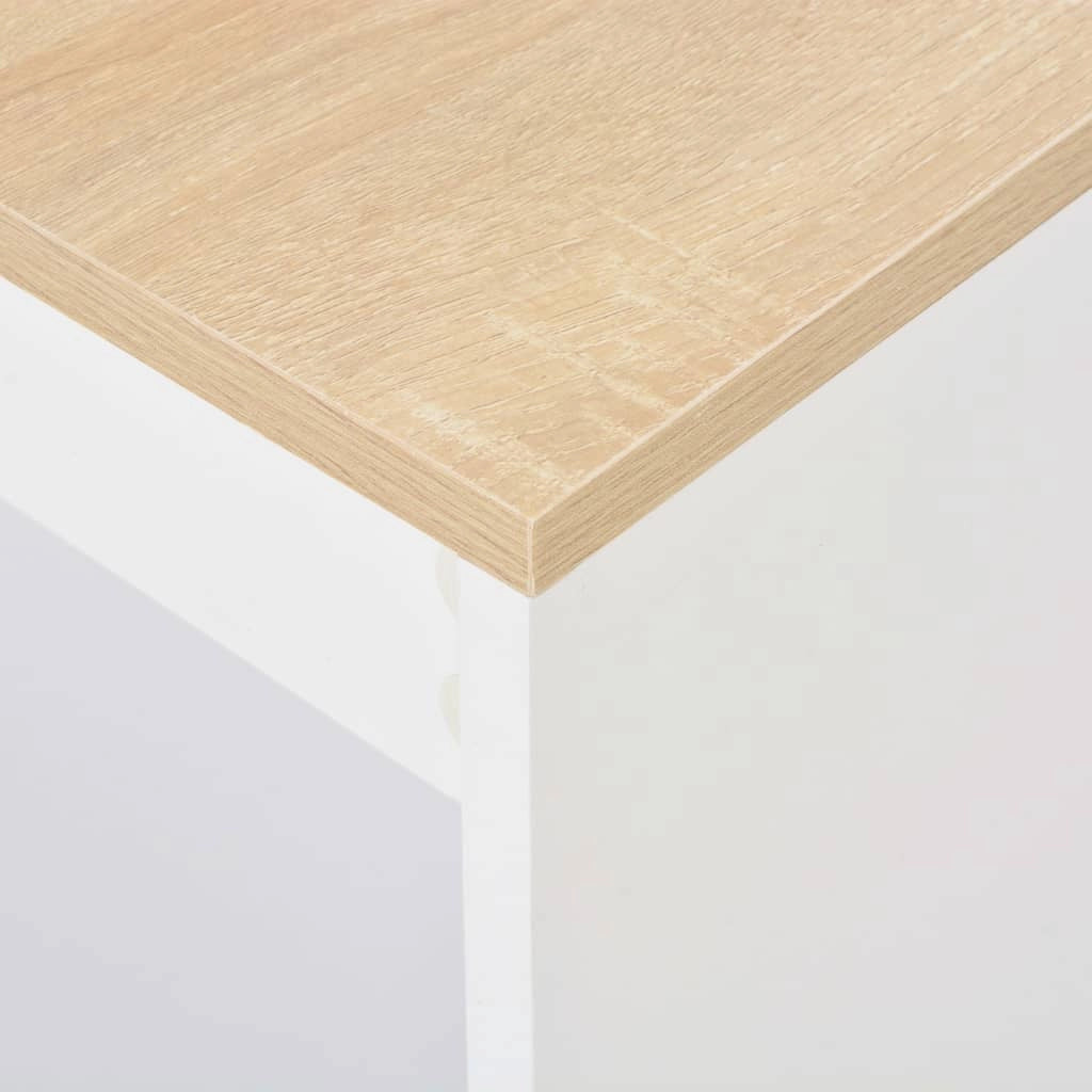 Tavolo alto da bar/bistrot con ripiano bianco 110 cm 0902052