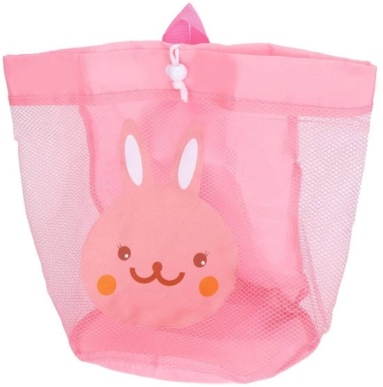 Borsa da Spiaggia con Fessura - Grande Tasca a Maglia - Borsa per Bambini - Impermeabile - Assorbe le Umidità - Adatta per Spiaggia/Natazione