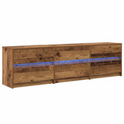 Unit¨¤ TV 2 pz | Armadietto TV | Mobile Porta TV Legno vecchio 180 x 34 x 50 cm Legno multistrato