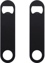 Kit per aprire bottiglie - 2 pezzi - Apripittura piatta - Acciaio inossidabile - Apripittura - Duraturo - 12,5 x 3 cm