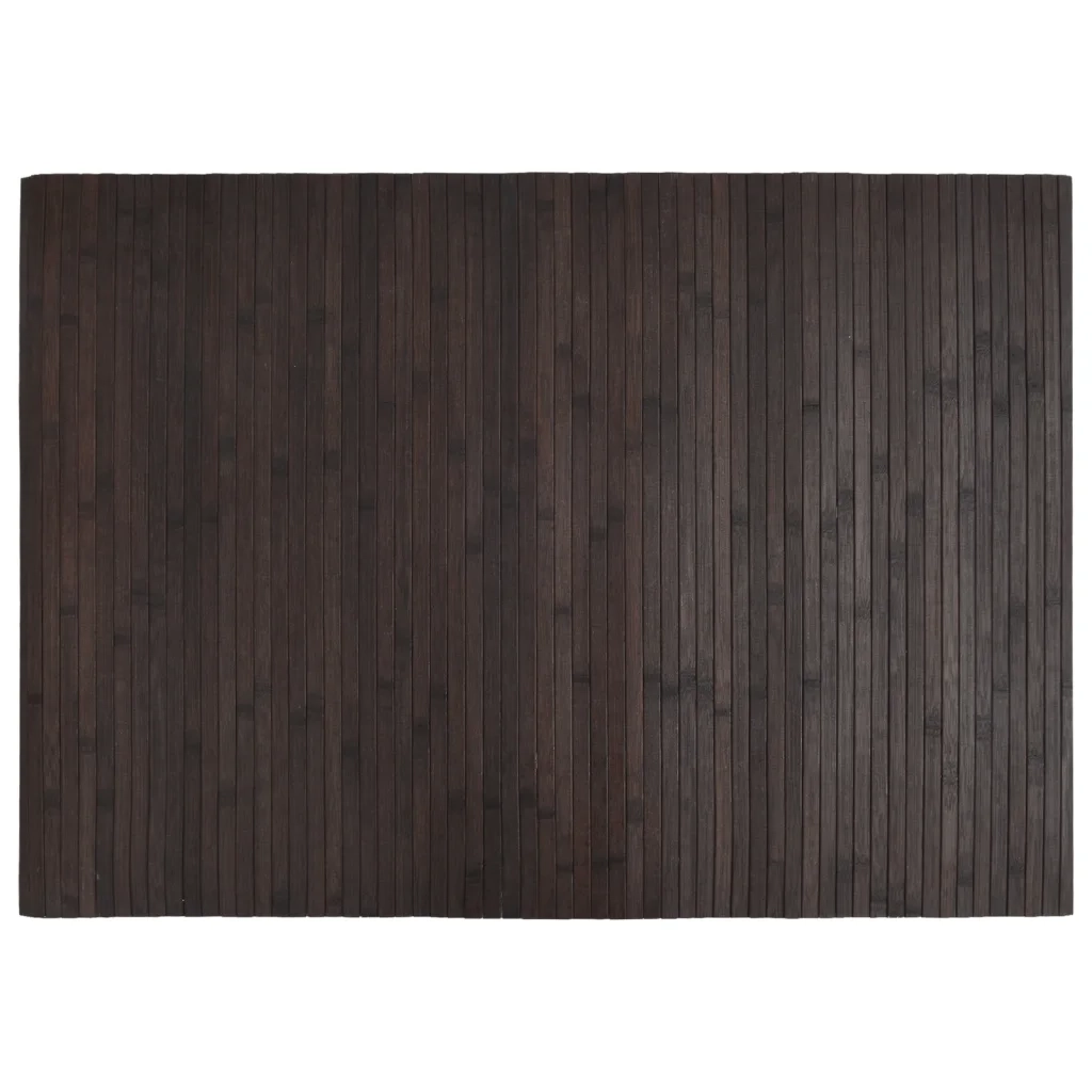 Tappeto Rettangolare Marrone Scuro 70x100 cm in BambÃ¹
