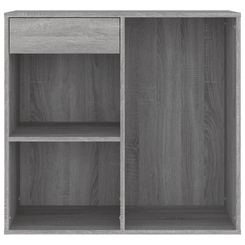 Armadietto Cosmetici Grigio Sonoma 80x40x75cm Legno Multistrato 820503