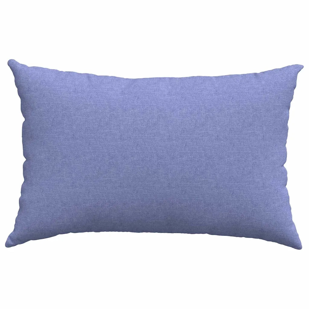 Cuscini da Divano 2 pcs Blu jeans 60 x 40 cm Tessuto