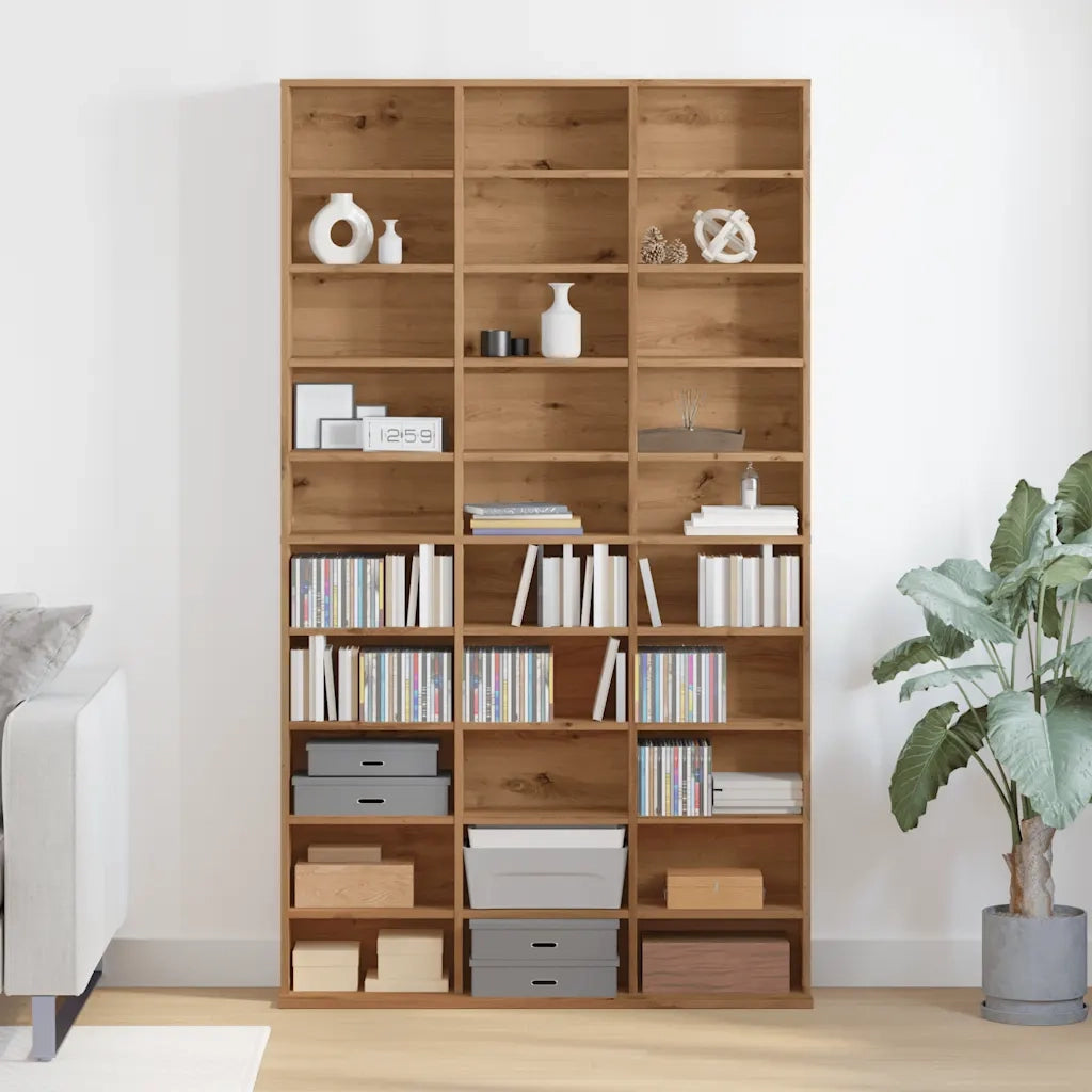 Mobile Porta CD Artigianale 102x23x177,5 cm Legno Multistrato 855999