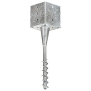 Picchetti di Terra 6 pz Argento 14x14x58 cm in Acciaio Zincato CFW1465044