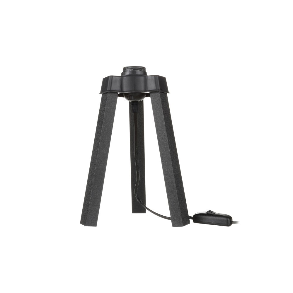 Lampada da tavolo treppiede legno colore nero Piko MDL4769 22.5H