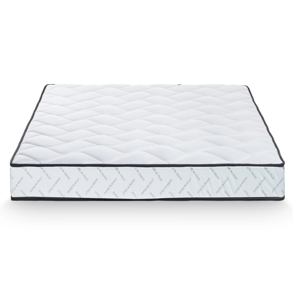 Materasso 160x190 cm in Memory Foam, Doppio Comfort H2/H3, Rivestimento Sfoderabile, 7 Zone, 100% Made in Italy