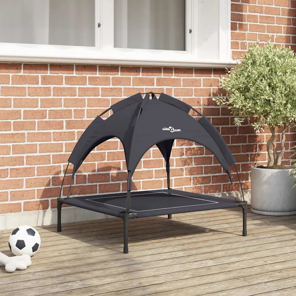 Letto per Cani Nero 71 x 64 x 71 cm Acciaio CFW2823171