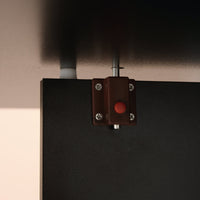 Tavolo Pieghevole Salvaspazio per 4-6 Persone con Ruote 75x140x74 cm in Legno Nero