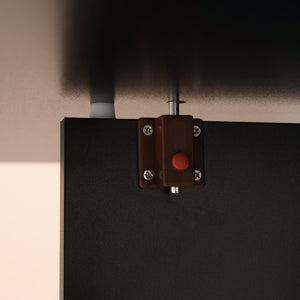 Tavolo Pieghevole Salvaspazio per 4-6 Persone con Ruote 75x140x74 cm in Legno Nero