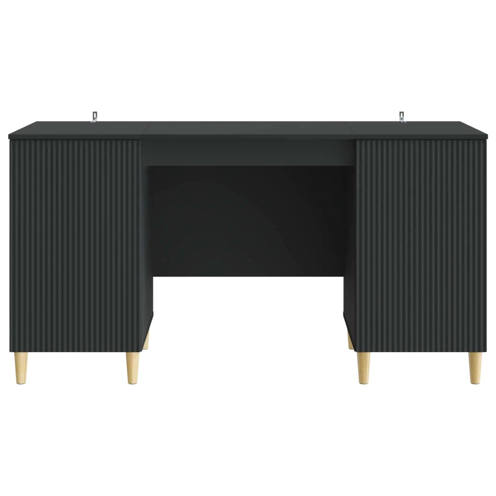 Scrivania Nero 142,5 x 50 x 75 cm Legno ingegnerizzato 3414595