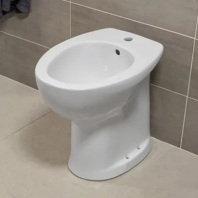 Bidet per anziani e disabili con altezza 49 cm e foro per rubinetto