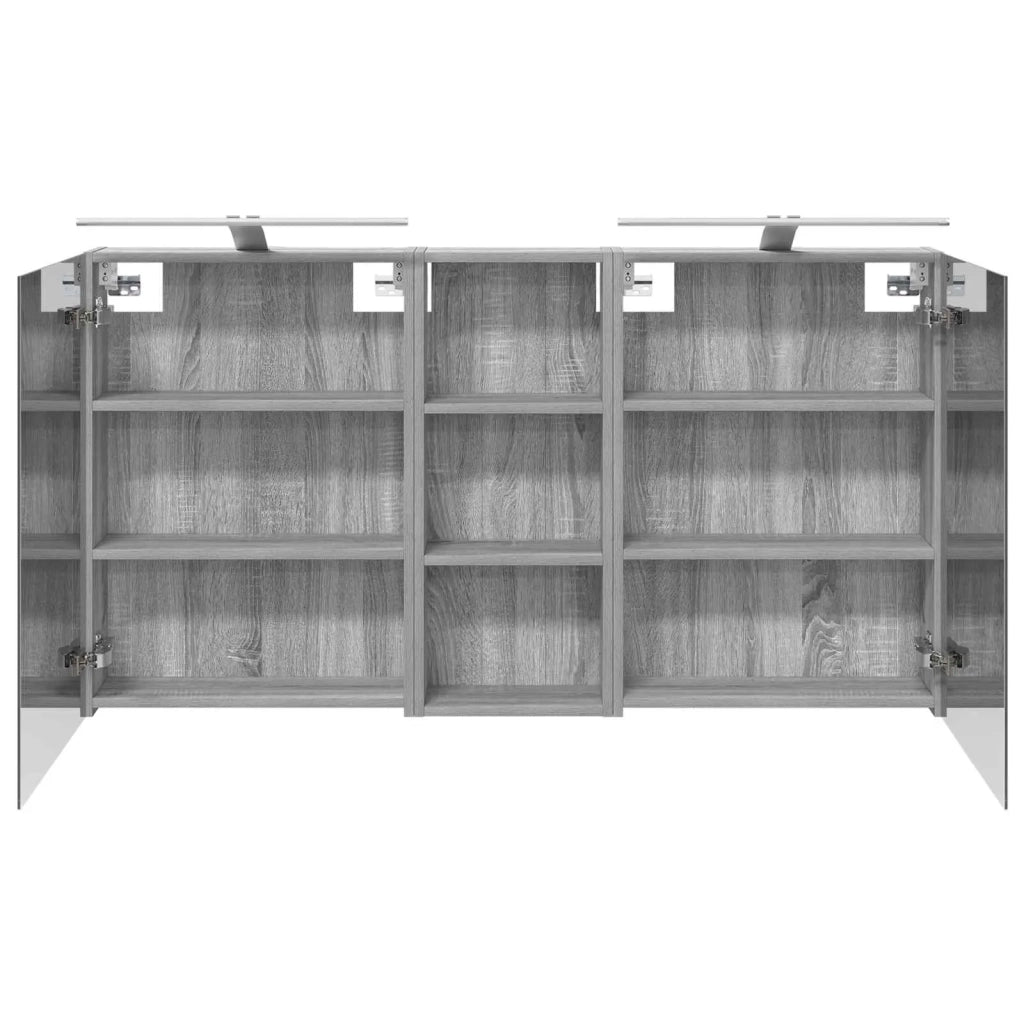 Set di Armadi da Bagno con lo scaffale 3 pcs 130 x 14,5 x 70 cm 3403773