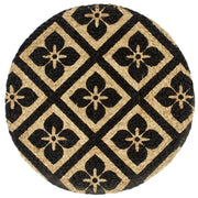 Tovagliette 6 pz Nere 38 cm Rotonde in Juta CFW6448395