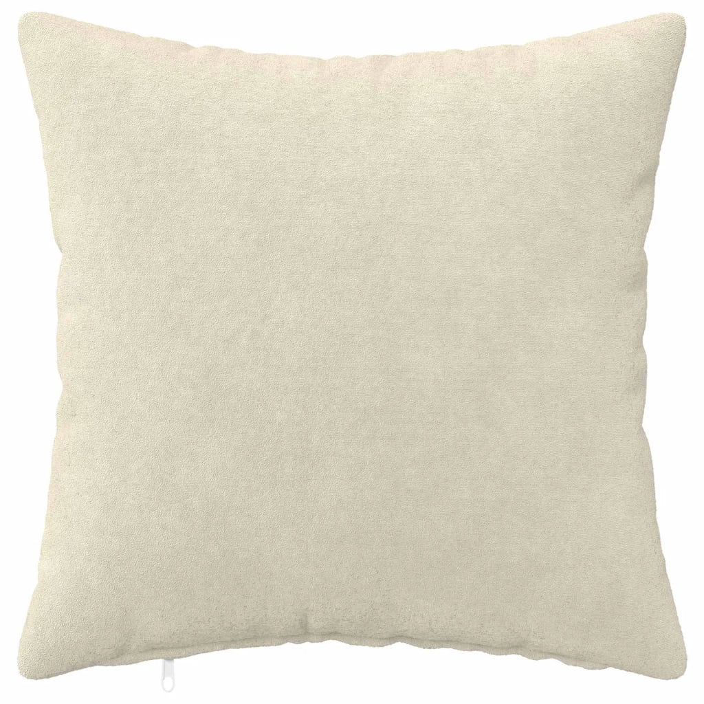 Federa 12 pcs HEERLEN Crema 45 x 45 cm Fleece in microfibra 910476