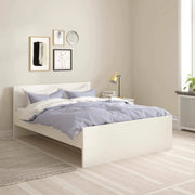 Letto piazza e mezza Gustava, Sommier per camera da letto, Giroletto per stanza, Struttura porta materasso, 197x146 h80 cm, Bianco